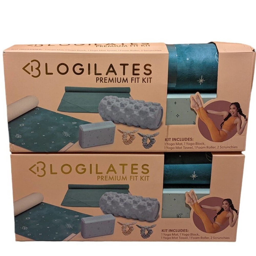 NEW Blogilates Premium Fit Workout Kit (2) YouTube Summer Body Yoga Vegan Suede